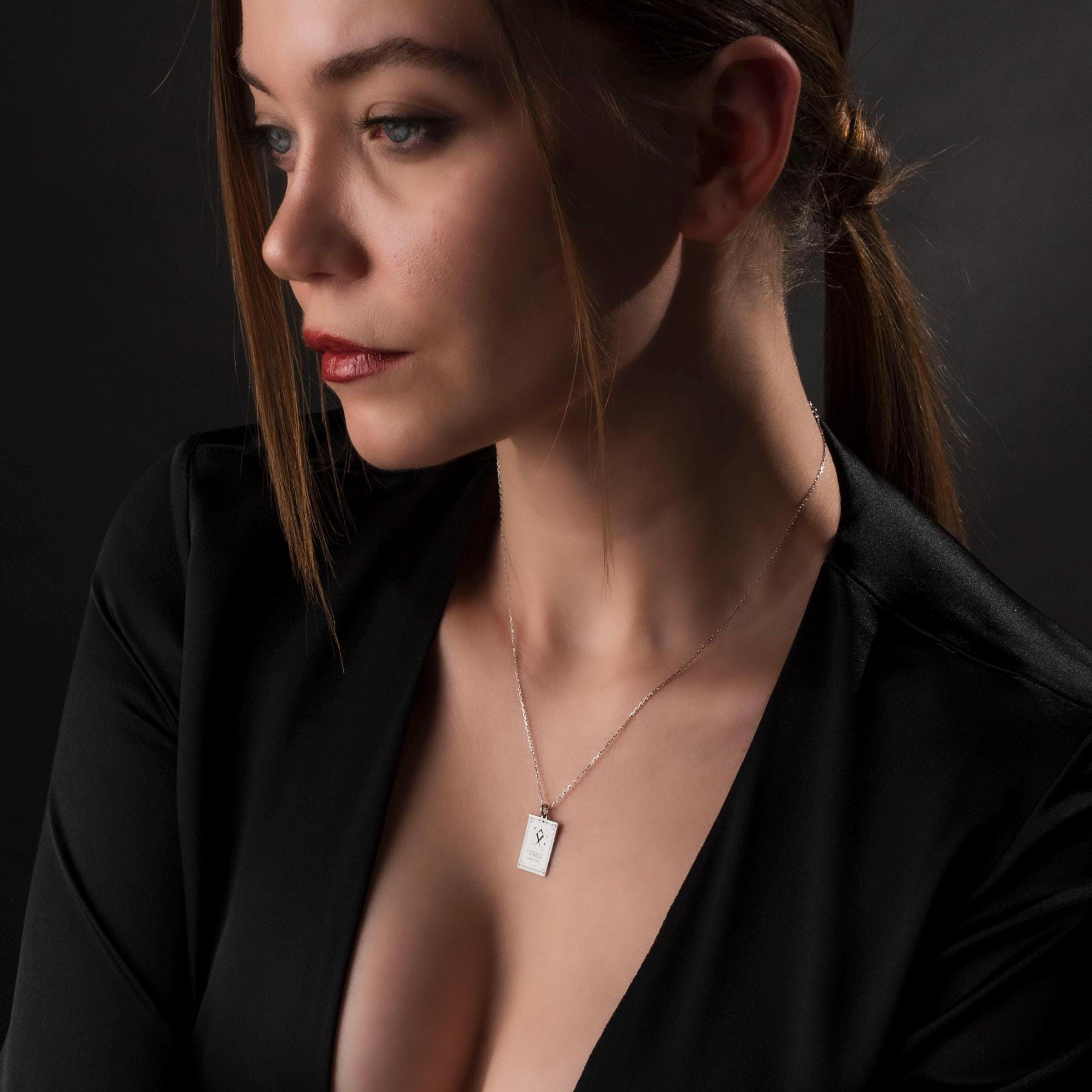 Customizable Rune Pendant - Symbolic Norse Jewelry for the Spiritual Seeker